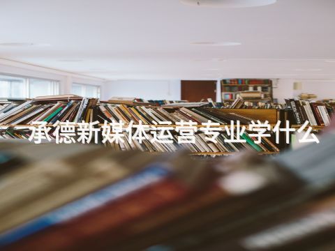 承德新媒體運營專業學什么(圖1) 承德新媒體運營專業學什么(圖1)