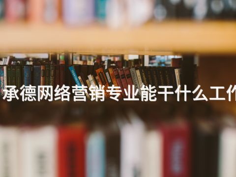 承德網(wǎng)絡(luò)營(yíng)銷專業(yè)能干什么工作(圖1)