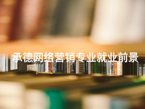 承德網絡營銷專業就業前景(圖1)