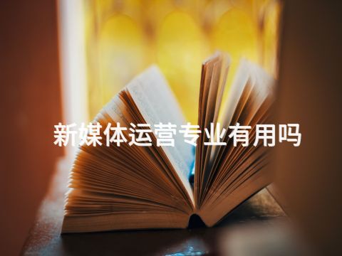 新媒體運營專業有用嗎(圖1) 新媒體運營專業有用嗎(圖1)
