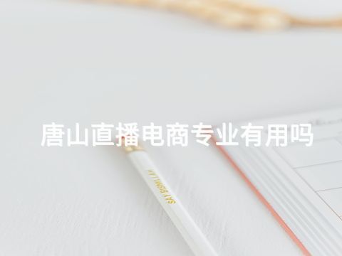 唐山直播電商專業(yè)有用嗎(圖1) 唐山直播電商專業(yè)有用嗎(圖1)