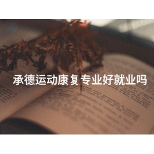 承德運(yùn)動(dòng)康復(fù)專業(yè)好就業(yè)嗎