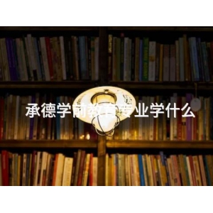 承德學(xué)前教育專業(yè)學(xué)什么